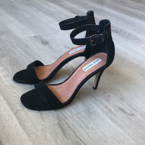 Steve Madden® Black Bayside suede heel size 9 - Picture 3 of 10